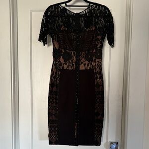 Elegant Black Lace Dress